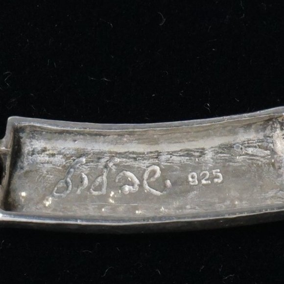 Shablool Designer Silver Necklace with Garnets - Picture 6 of 8